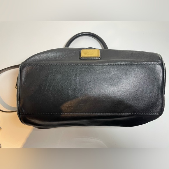 Marc by Marc Jacobs black leather bowler bag - Picture 4 of 12